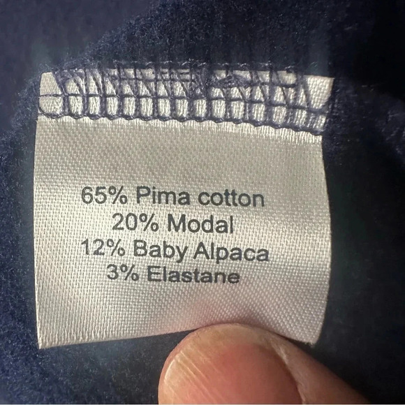 Lady Irish long sweatshirt dress Pima cotton blend Notre Dame Clover cozy soft - Picture 5 of 10